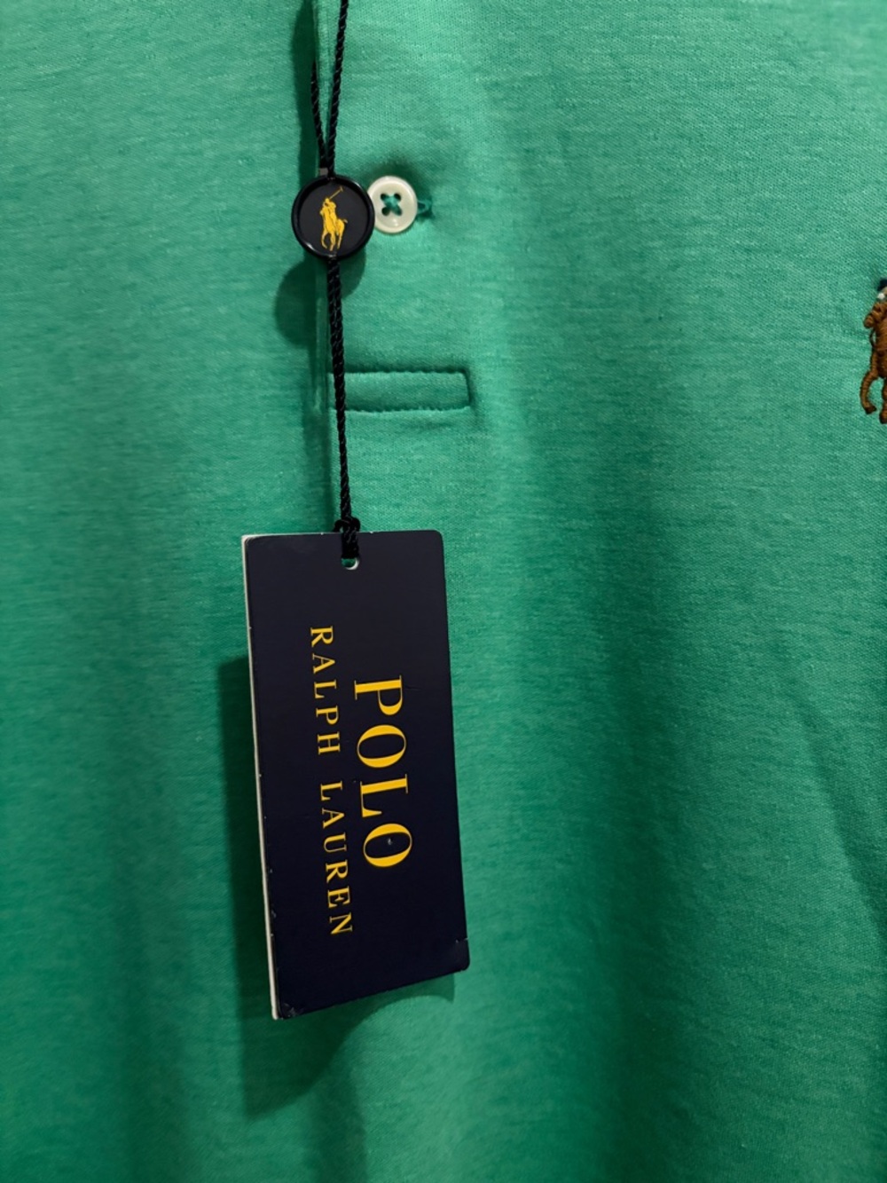 Polo by Ralph Lauren Men’s Mint Green Short-Sleeve Polo - Picture 2 of 6